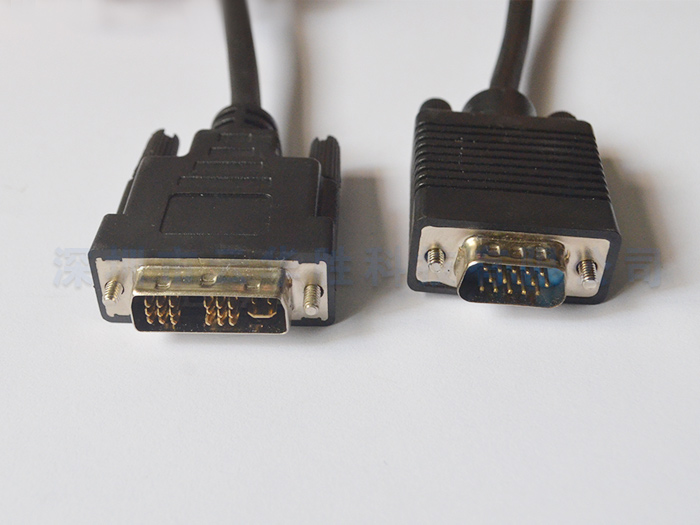 DVI to VGA transmission line