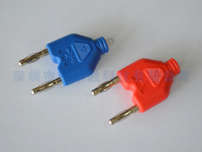 双色LED灯香蕉转接头