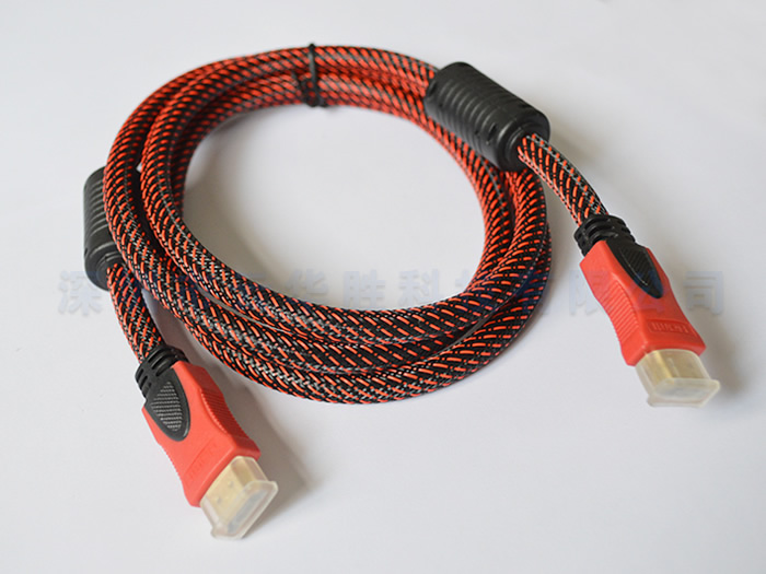 HDMI cable with double magnetic ring network management