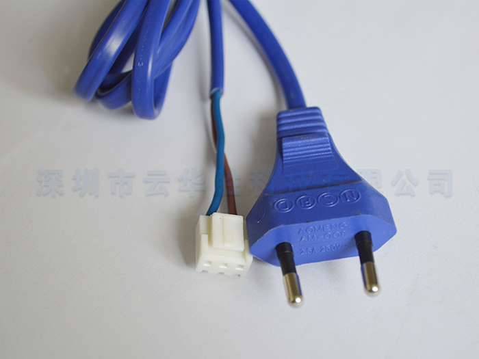 European standard two round plug to VH two joint terminal