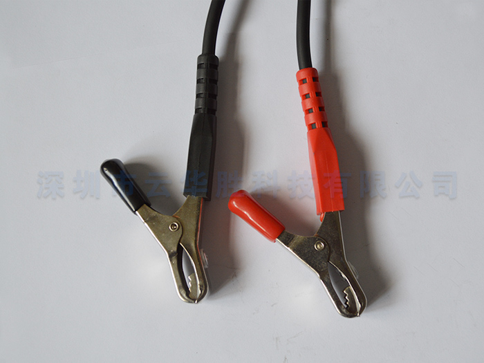 Battery connecting clamp wire