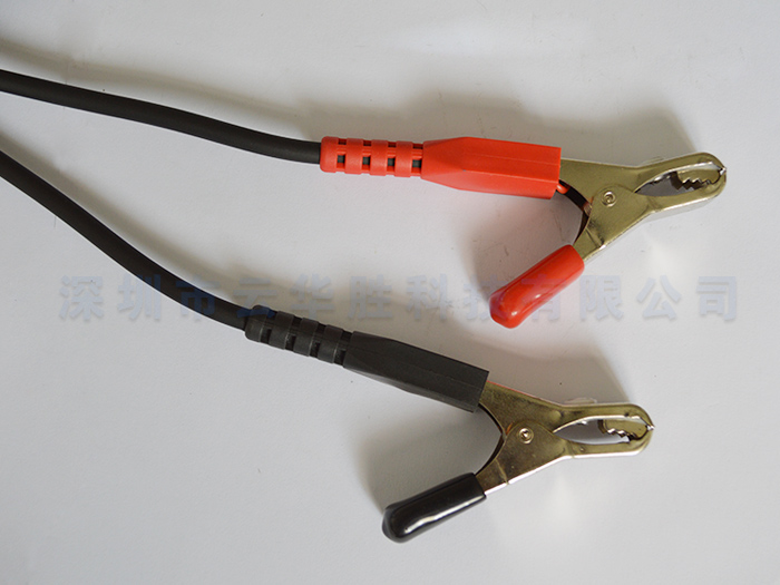 Battery connecting clamp wire