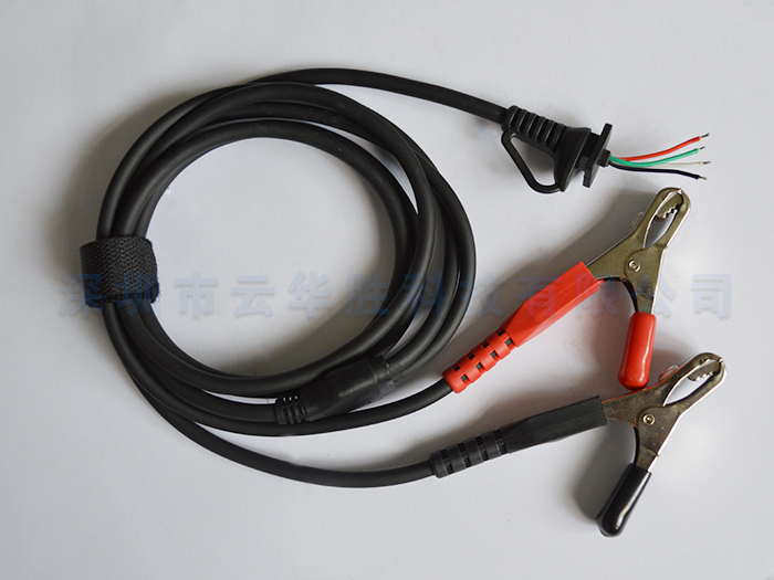 Battery connecting clamp wire