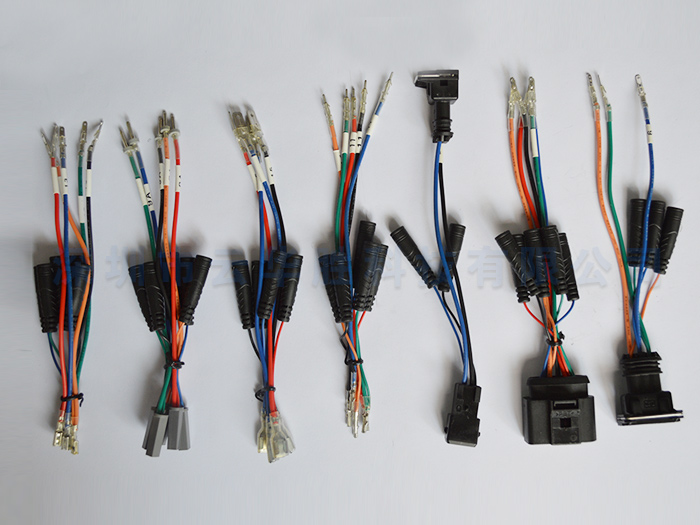 Various detection lines inside the vehicle