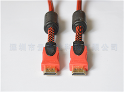 HDMI cable with double magnetic ring network management